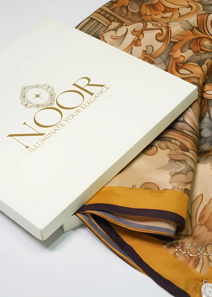 SCARF-OCHRE YELLOW  ( 35X70 )