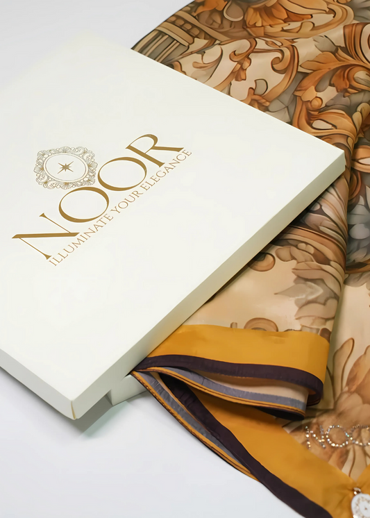 SCARF-OCHRE YELLOW ( 20x20 )