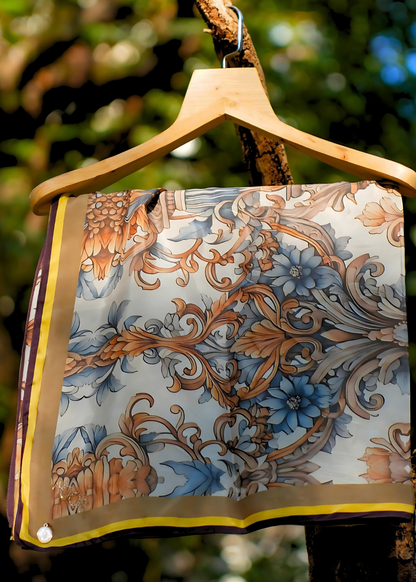 SCARF-OLIVE GREEN (36X36)