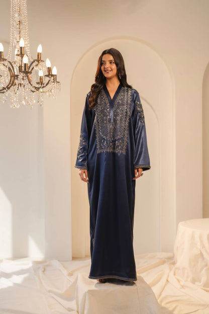 SABRÉEN – Midnight Embroidered Luxury Designer Ensemble
