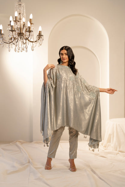 SAFA – Luminous Embroidered Couture Cape
