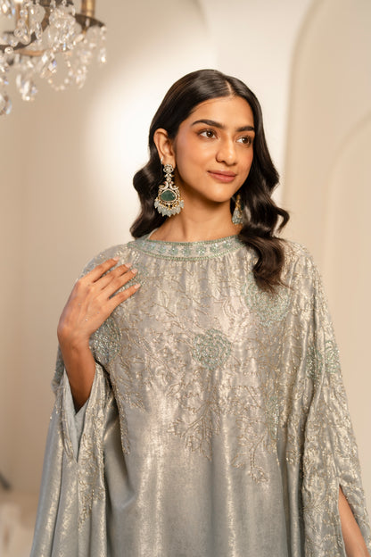 SAFA – Luminous Embroidered Couture Cape